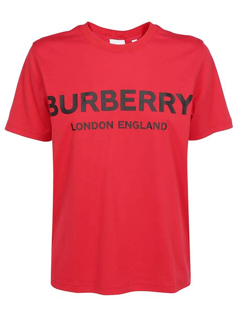 red burberry t shirt mens